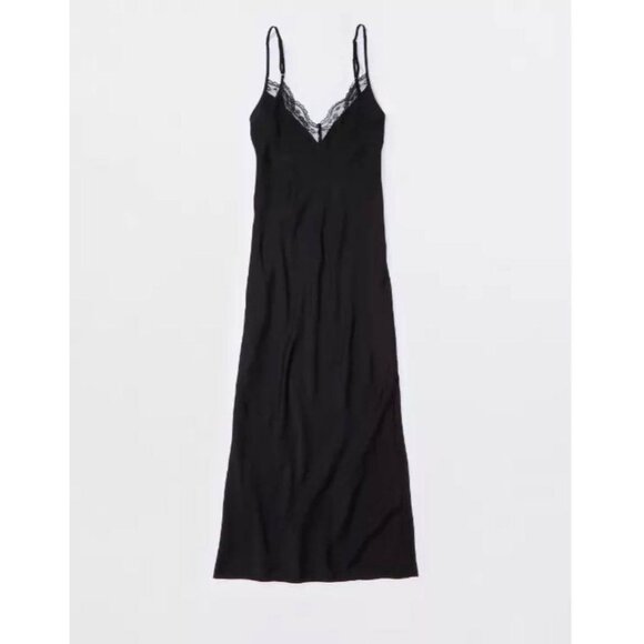 AE x The Ziegler Sisters Lace Slip Midi Dress - Picture 1 of 5